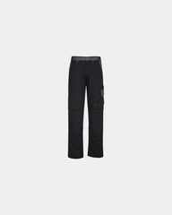Pantalon multipoches tissu 300g à personnaliser - Noir-Bleu Ciel