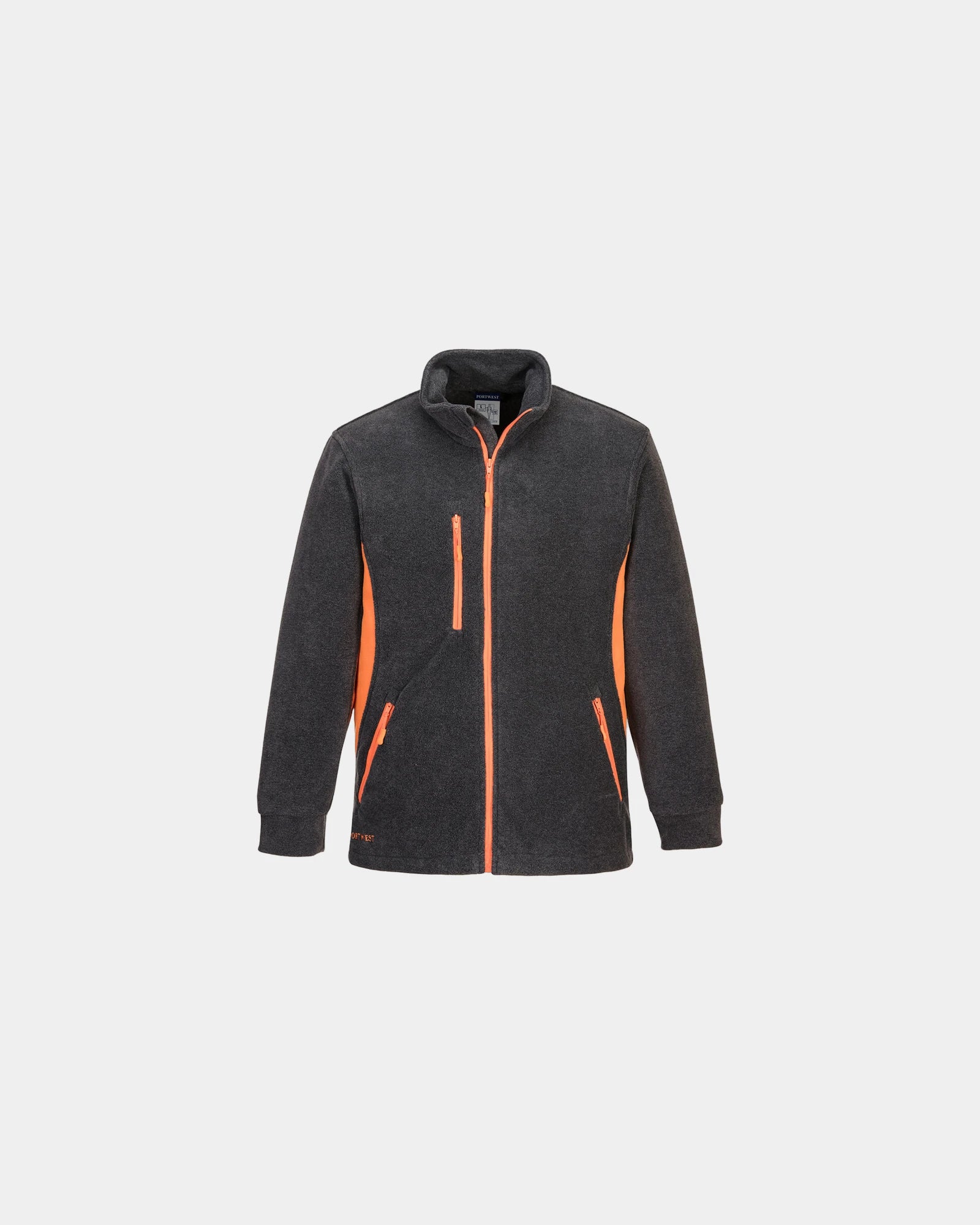 Blouson polaire bicolore à personnaliser - Gris
