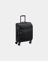 Valise cabine extensible polyester 55 cm à personnaliser - Noir