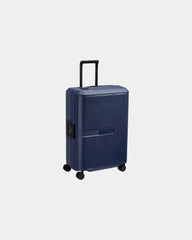 Valise polypropylène 66 cm à personnaliser - Bleu Marine