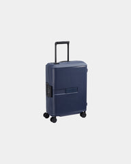 Valise cabine polypropylène 55 cm à personnaliser - Bleu Marine