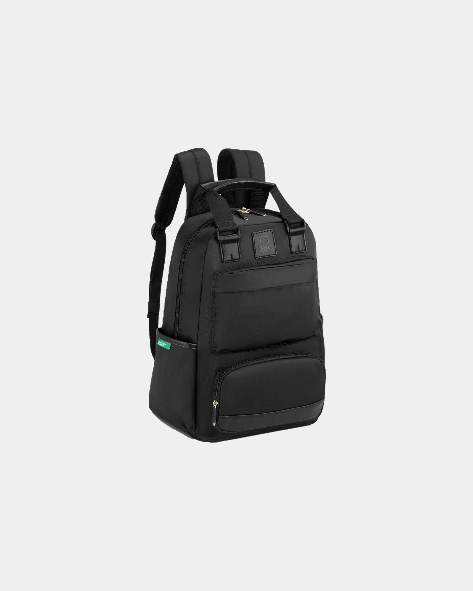 Sac à dos polyester 25L Color Block à personnaliser - Noir