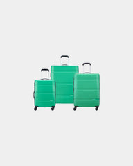 Set de 3 valises ABS NOW HARDSIDE à personnaliser - Vert