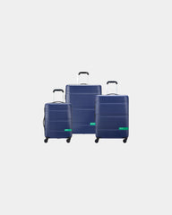 Set de 3 valises ABS NOW HARDSIDE à personnaliser - Bleu Marine