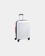 Valise trolley 4 roues ABS 66 cm à personnaliser - Blanc