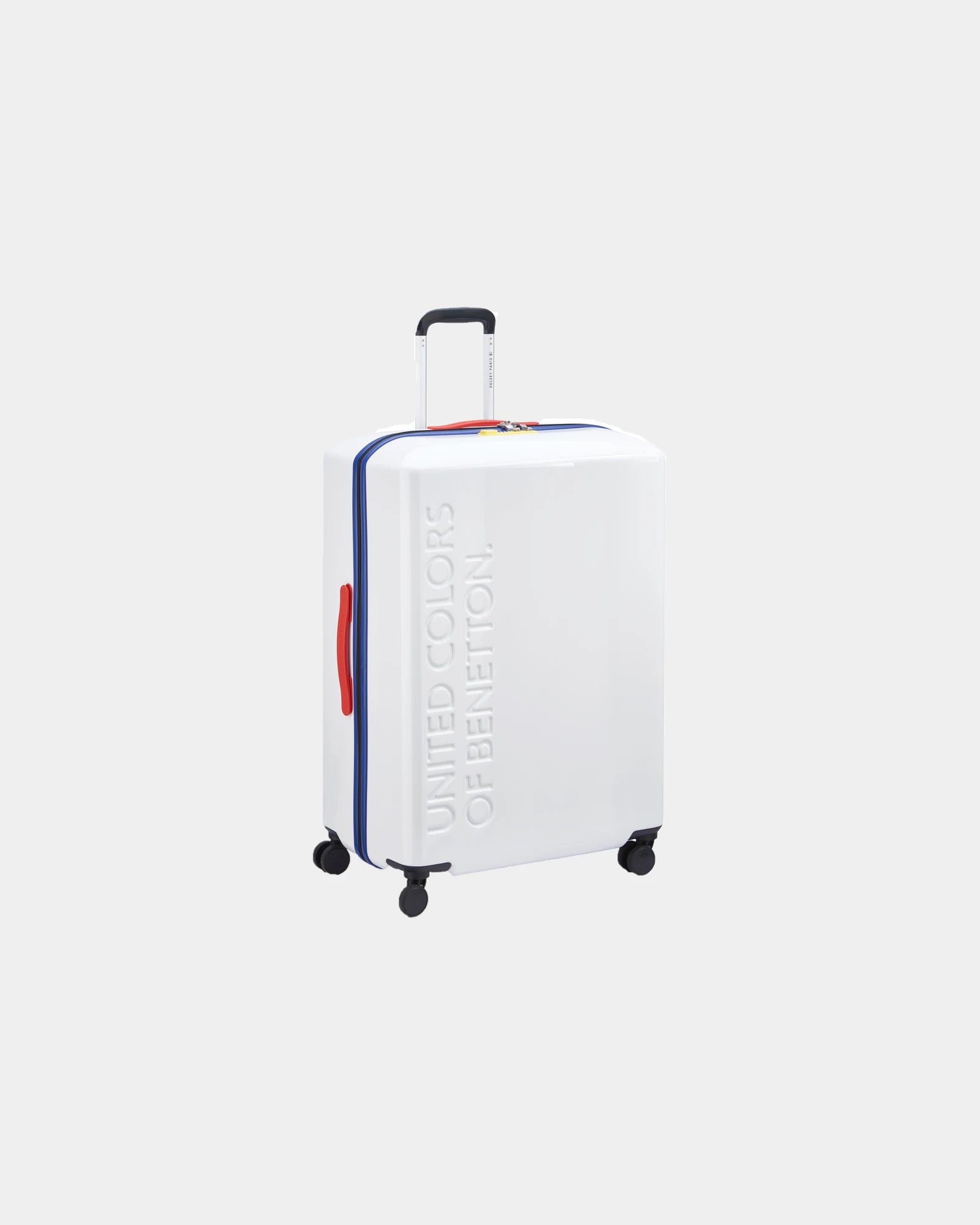 Valise polypropylène 76 cm à personnaliser - Blanc
