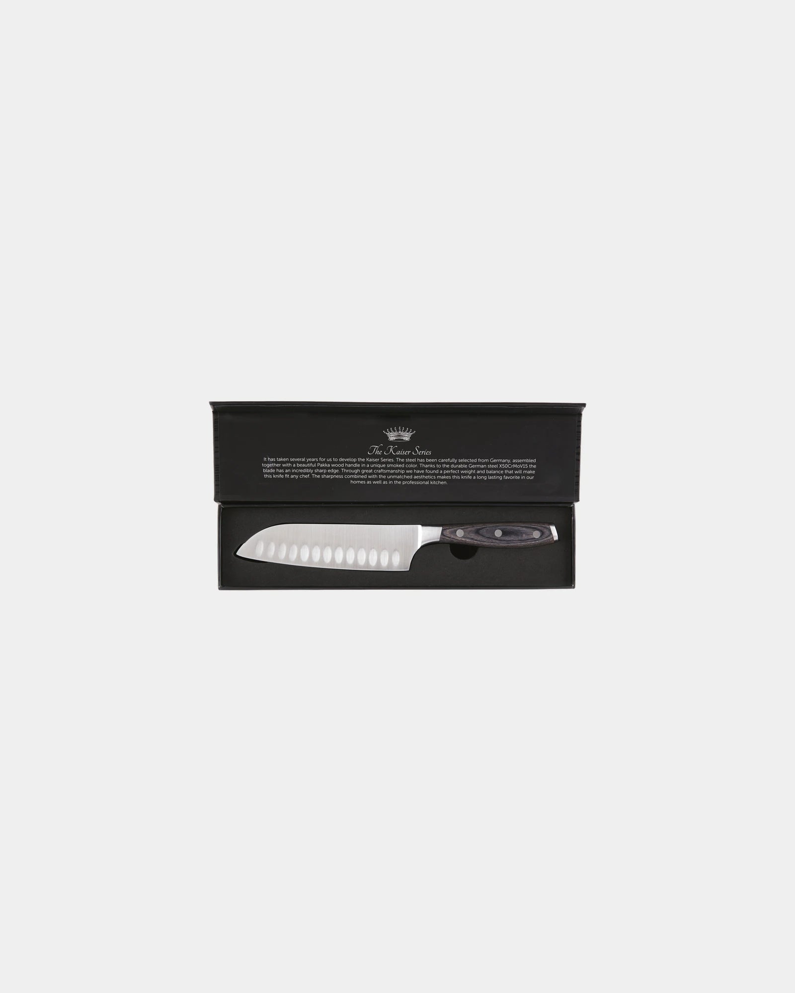 Couteau Santoku acier Vinga Kaiser 14 cm à personnaliser - 1