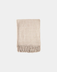Plaid acrylique Vinga Lenox 170 x 130 cm à personnaliser - Marron