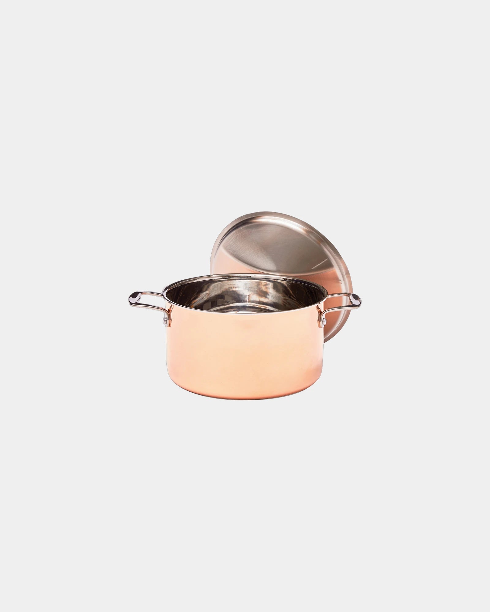Casserole en cuivre Vinga Baron 6L à personnaliser - Marron