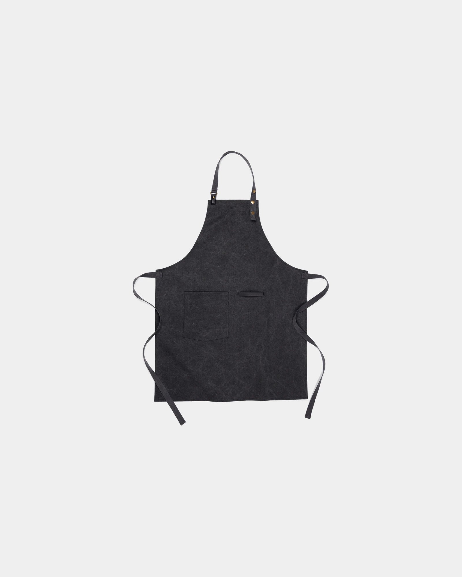 Tablier en toile recyclée Vinga Tome à personnaliser - Noir
