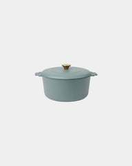 Cocotte en fonte Vinga Monte Heritage 5.5 L à personnaliser - Bleu