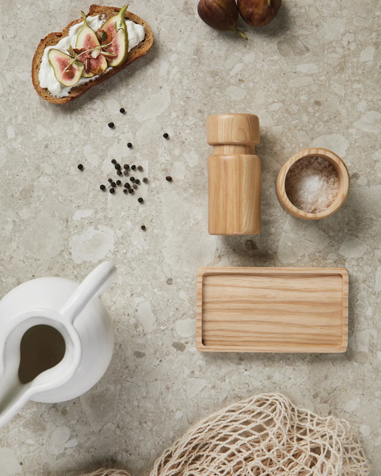 Ensemble sel et poivre bois FSC Vinga Retro Set à personnaliser - 7