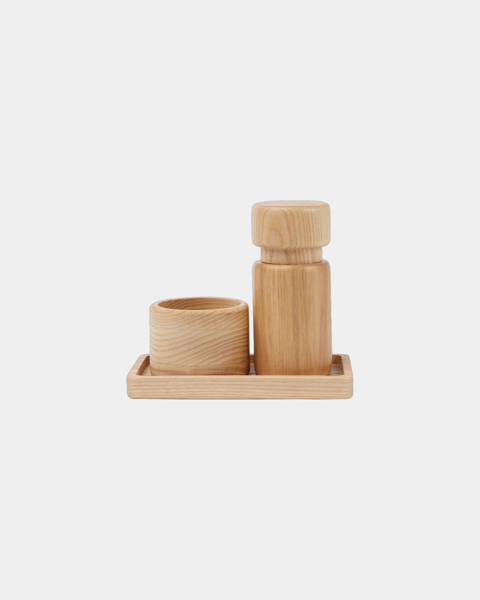 Ensemble sel et poivre bois FSC Vinga Retro Set à personnaliser - 2