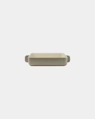 Plat à four rectangulaire en grès Vinga Monte à personnaliser - Gris