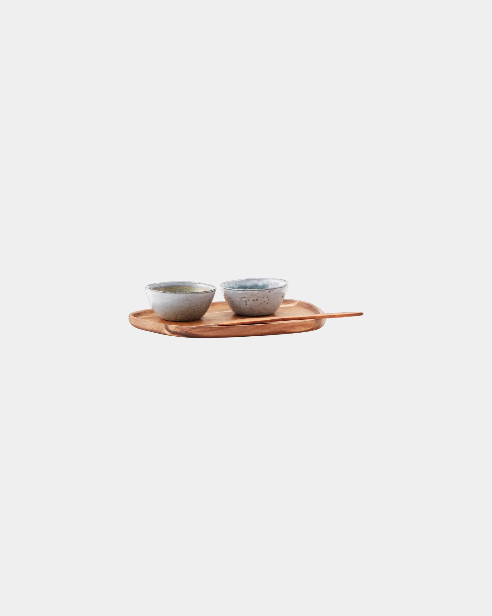 Set à tapas en grès Vinga Nomimono à personnaliser - Beige
