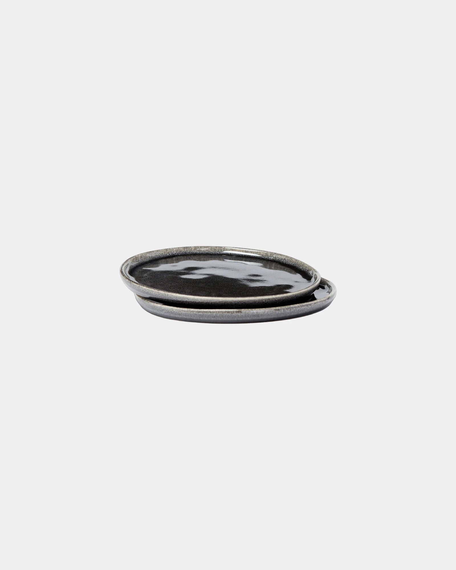 Set de 2 assiettes Vinga Nomimono 26,5 cm à personnaliser - Noir