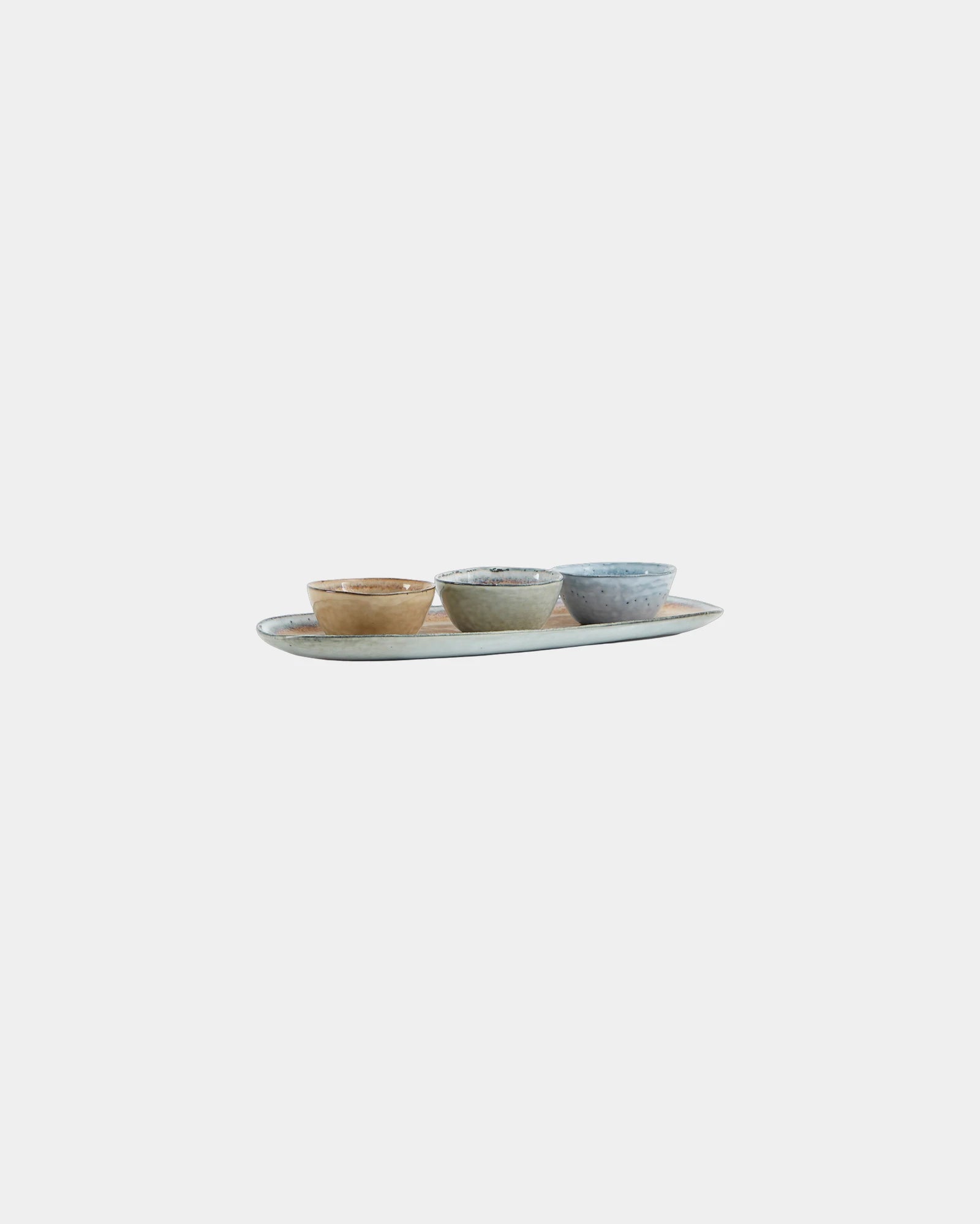 Set de 3 bols grès Vinga Nomimono à personnaliser - Beige