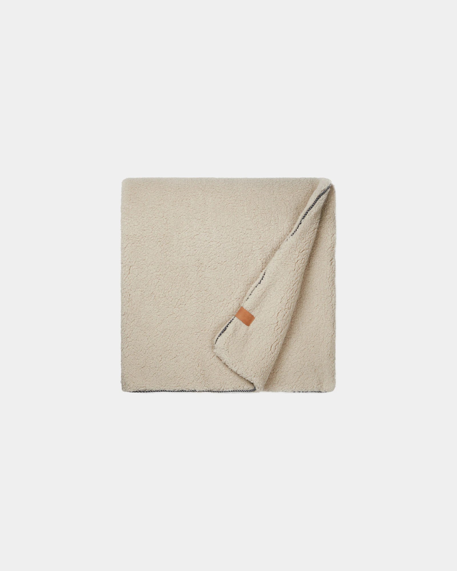 Plaid doux rPET Vinga Maine 170 x 130 cm à personnaliser - Marron
