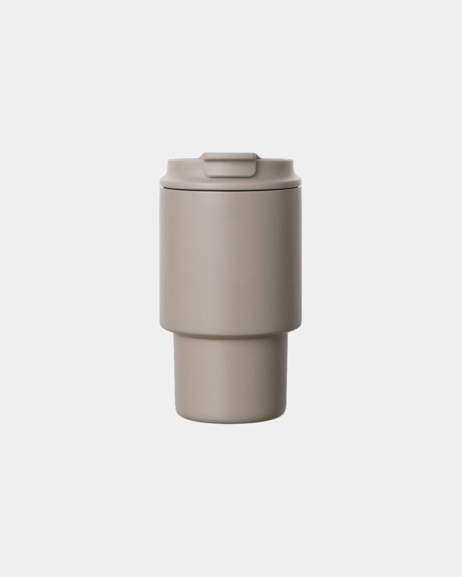 Tasse inox recyclé Vinga Nagano 350ml à personnaliser - Greige