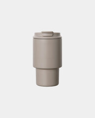 Tasse inox recyclé Vinga Nagano 350ml à personnaliser - Greige