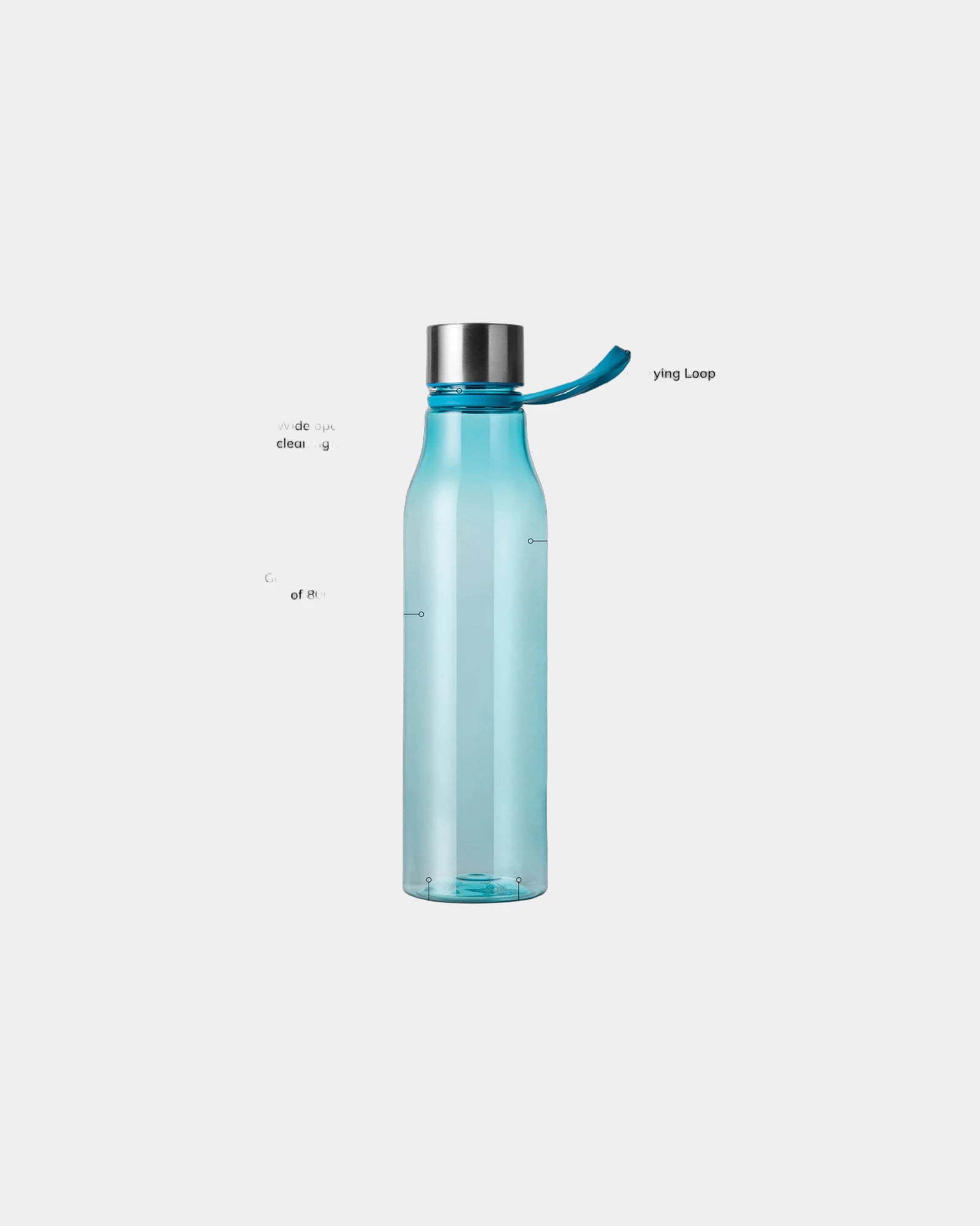 Bouteille d'eau RPET Vinga Lean 800ml à personnaliser - 7