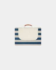 Couverture de pique-nique grande taille rPET GRS Vinga Alba à personnaliser - Bleu Marine