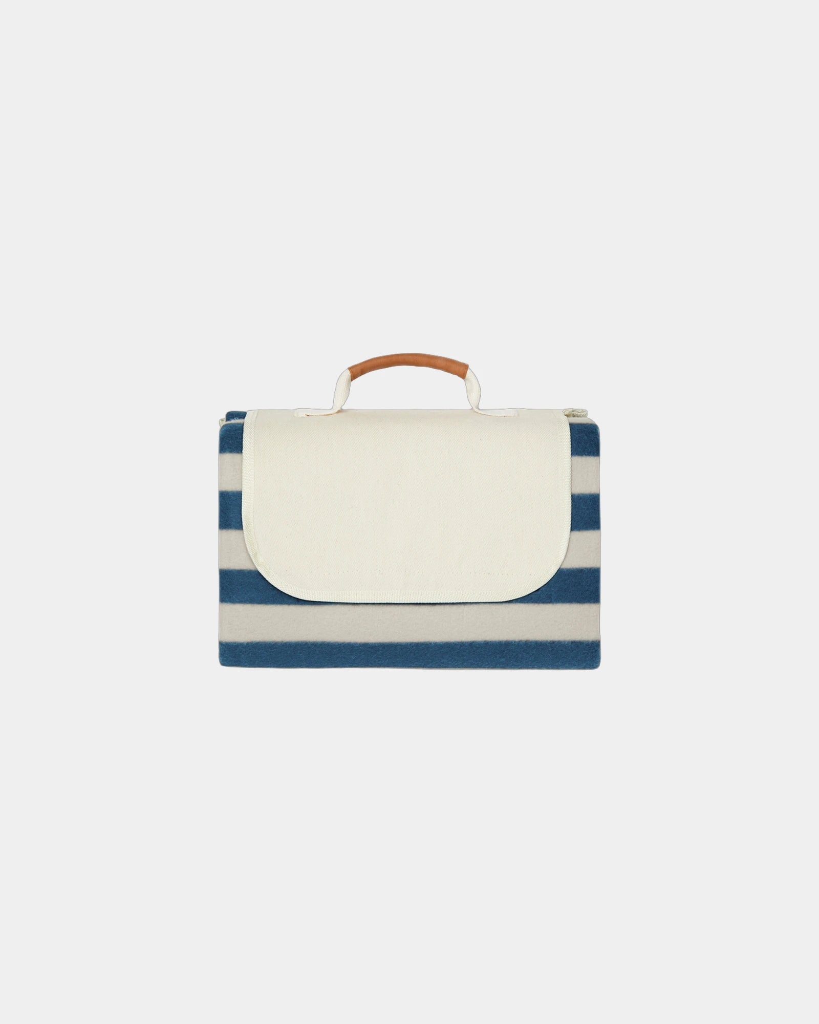 Couverture pique-nique rPET Vinga Alba à personnaliser - Bleu Marine