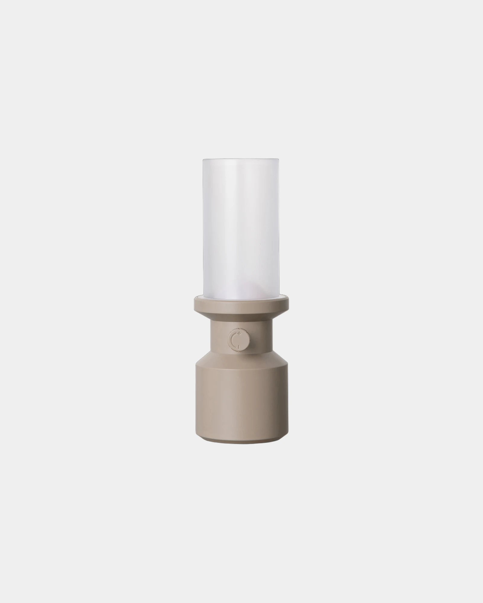 Lampe de table ABS recyclé Vinga Niori à personnaliser - Beige