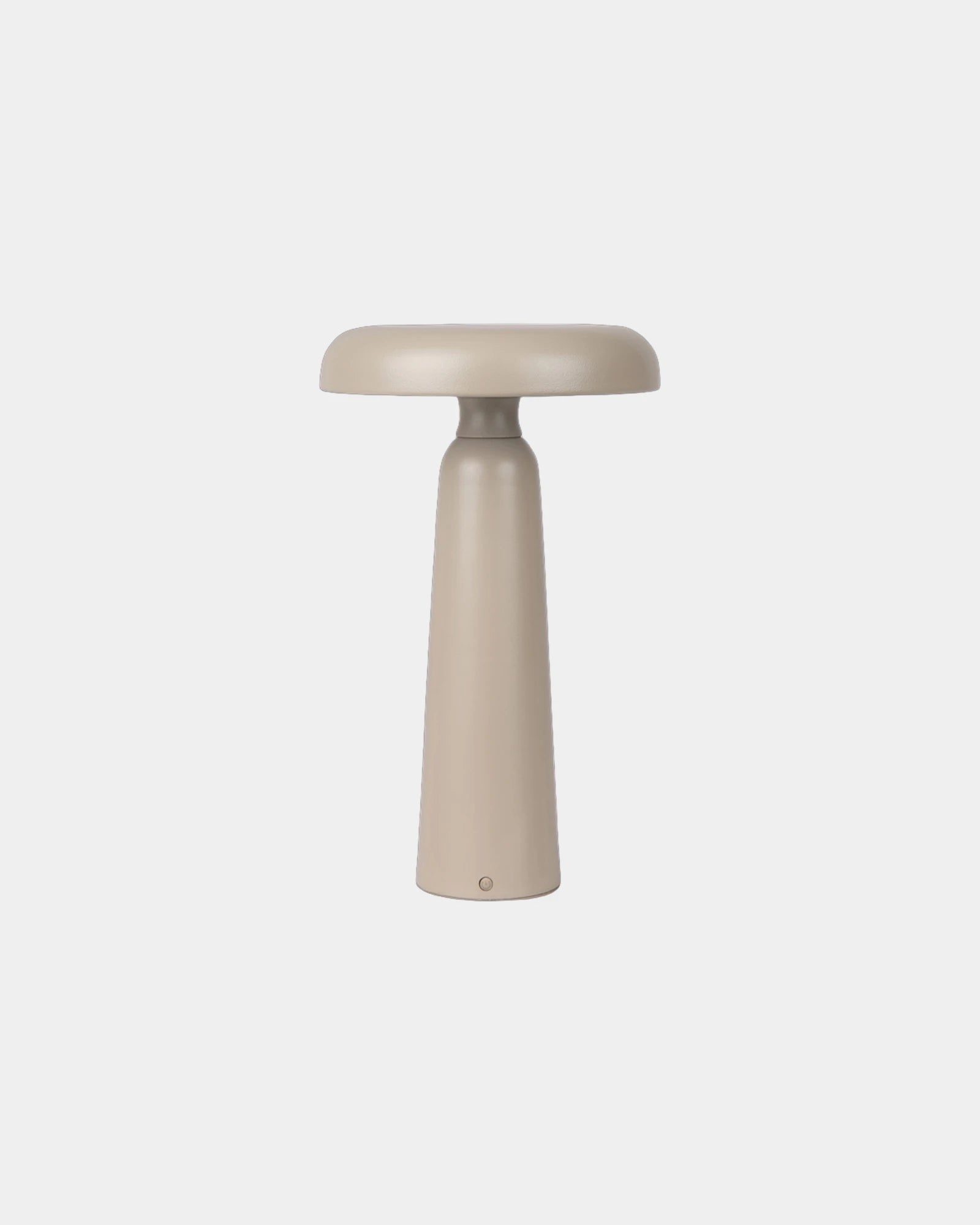 Lampe de table métal ABS recyclé Vinga Avery à personnaliser - Greige