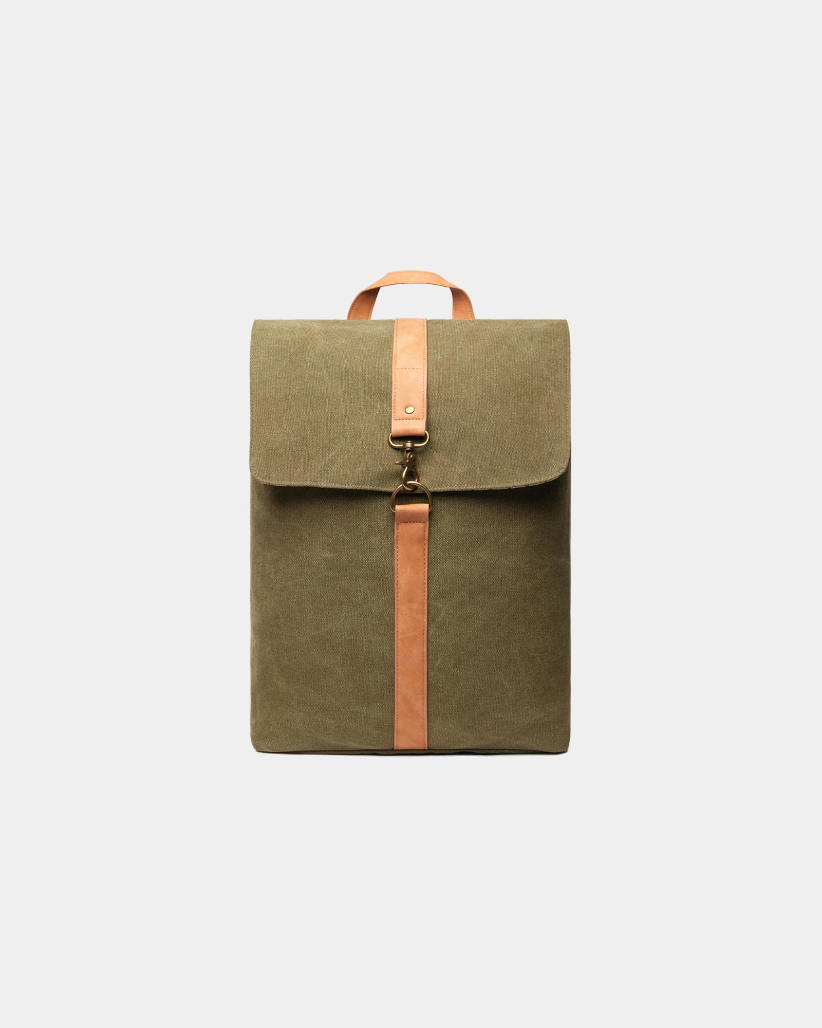 Sac à dos en toile recyclée Vinga Bosler 43 x 30.5 cm à personnaliser - Vert