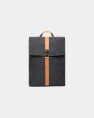 Sac à dos en toile recyclée Vinga Bosler 43 x 30.5 cm à personnaliser - Noir