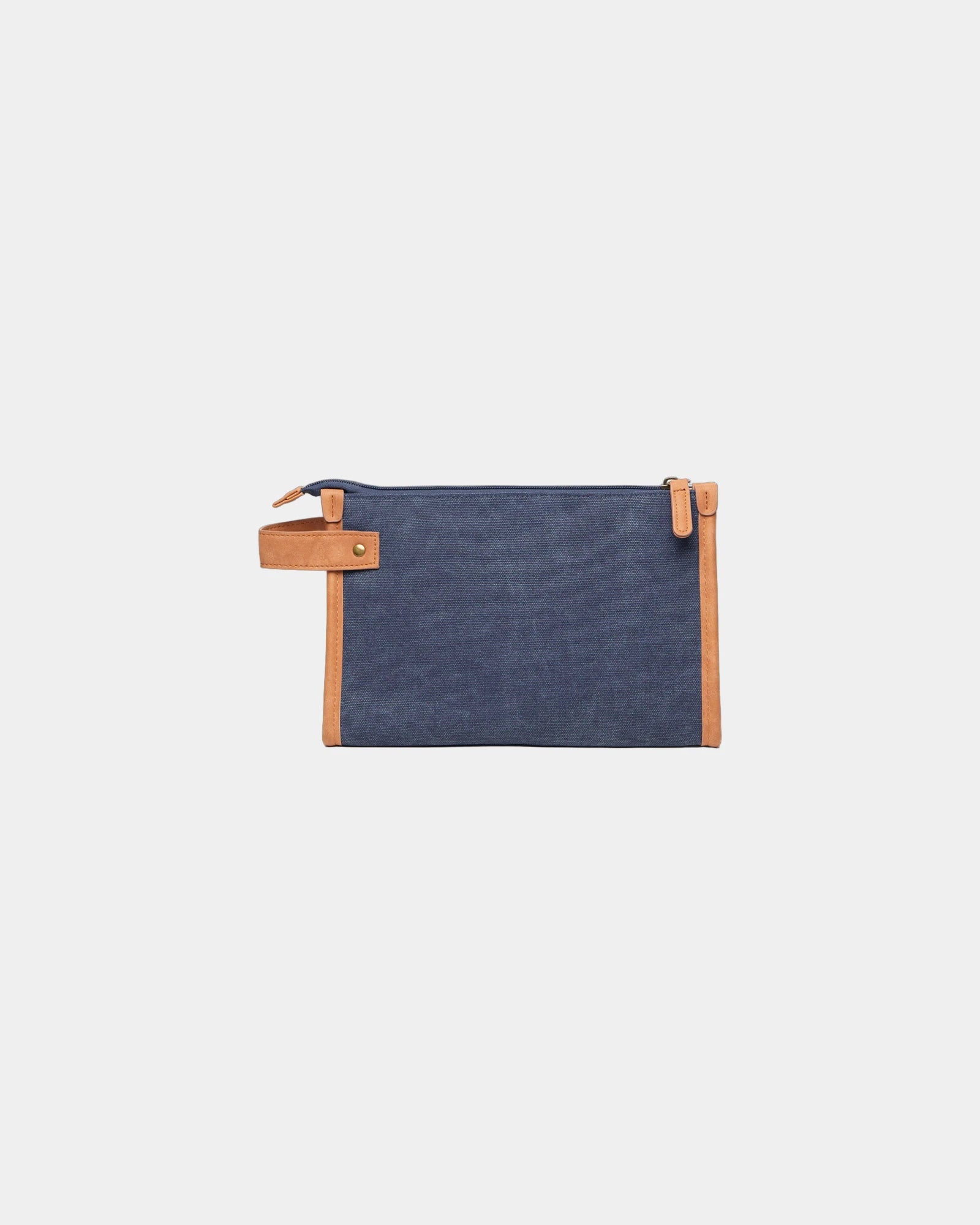 Trousse de toilette recyclée Vinga Bosler à personnaliser - Bleu Marine