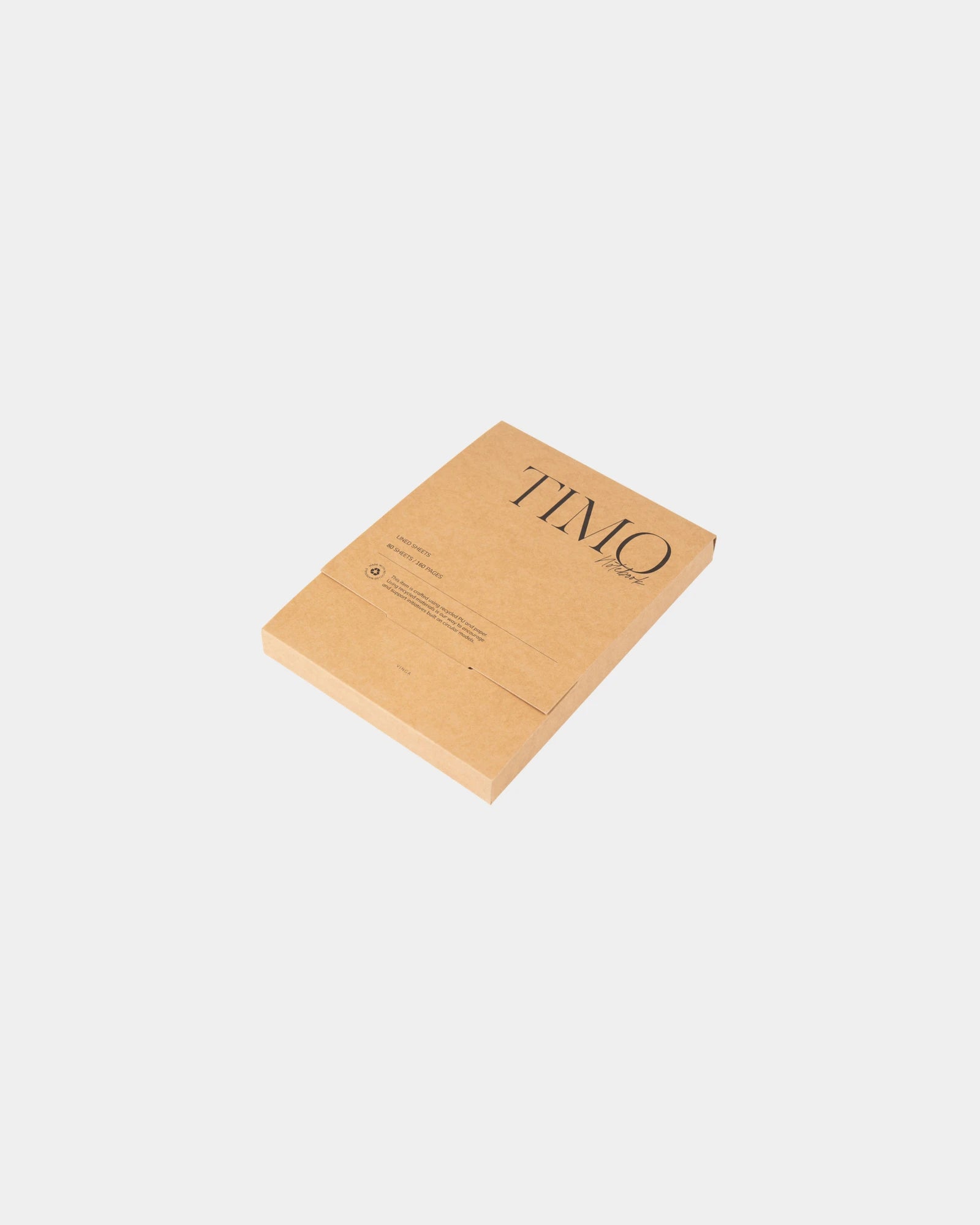 Carnet A5 polyester recyclé Vinga Timo à personnaliser - 1