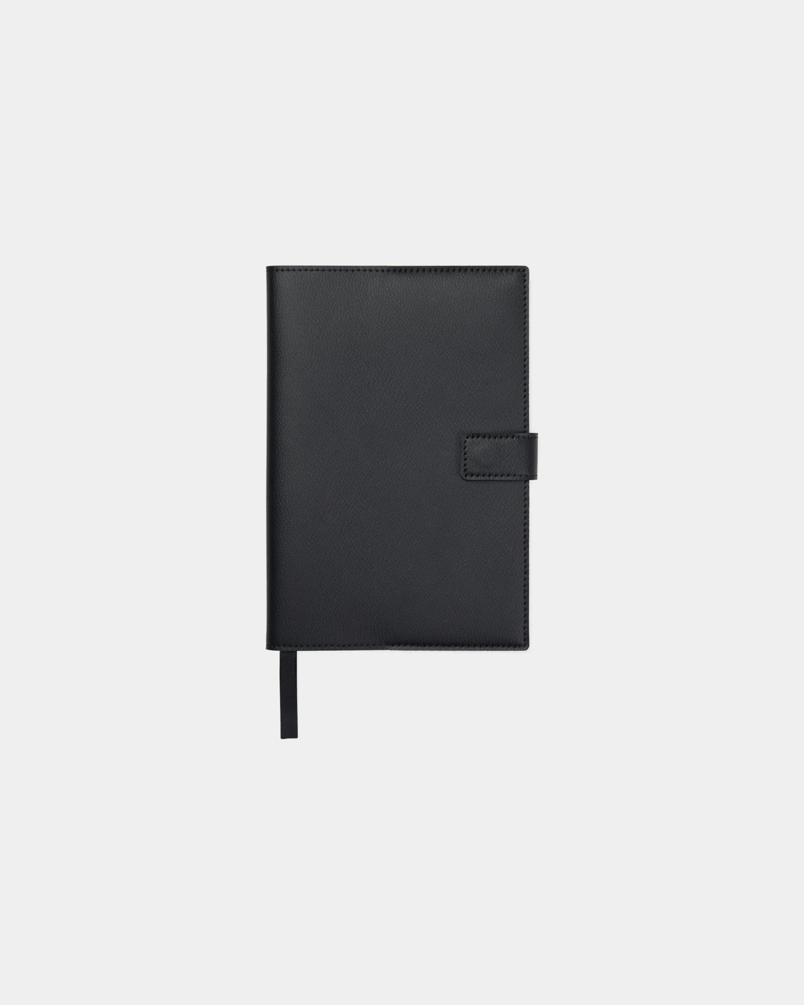 Carnet A5 polyester recyclé Vinga Timo à personnaliser - Noir
