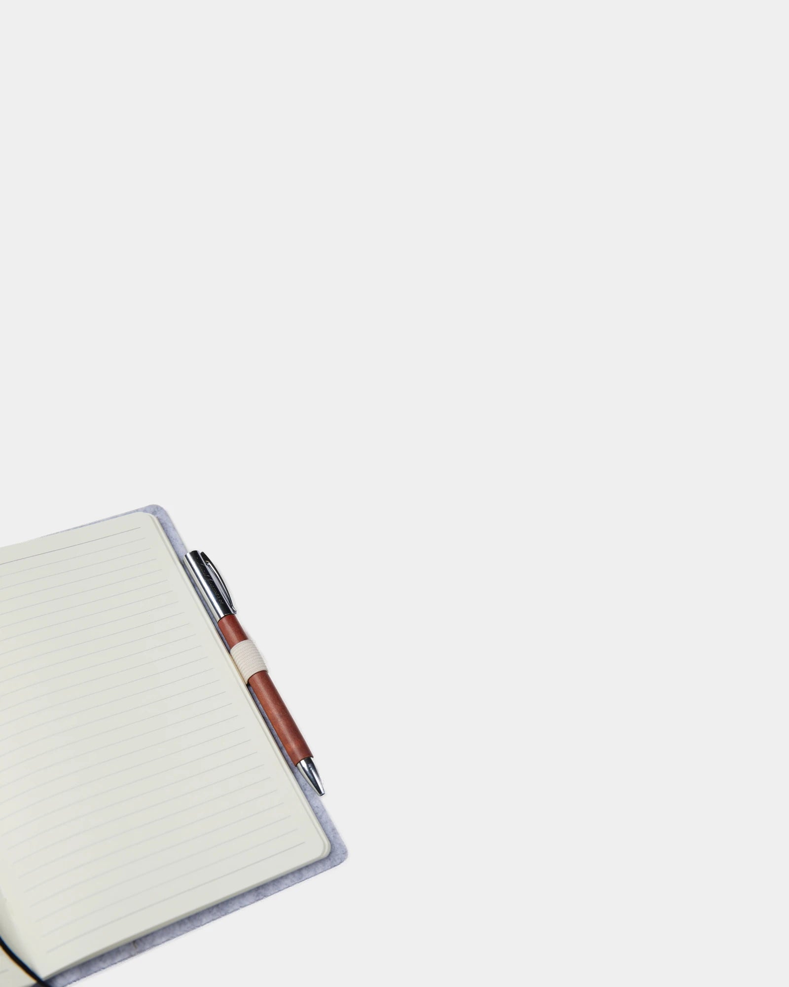 Carnet en feutre recyclé Vinga Albon A5 à personnaliser - 3