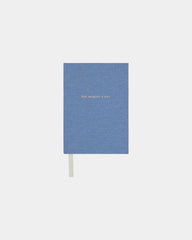 Carnet de notes en papier recyclé Vinga One Memory à personnaliser - Bleu