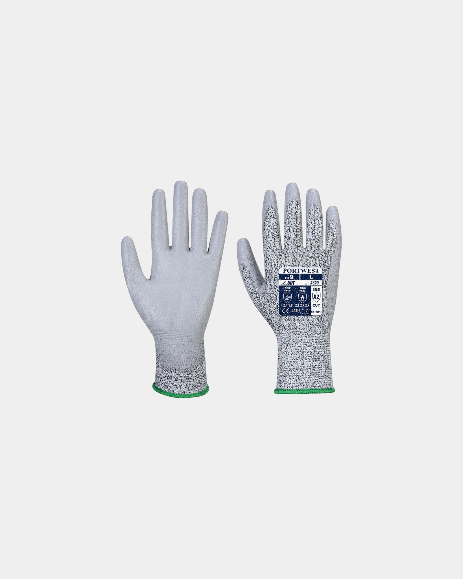 Gant anti coupure PU à personnaliser - Gris