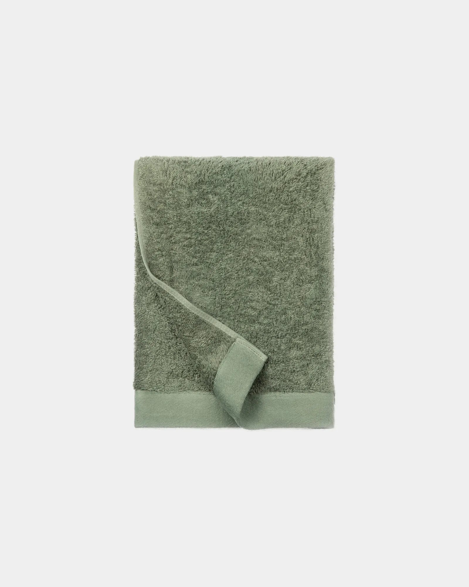Serviette coton Lyocell Vinga Birch 70x140 à personnaliser - Vert