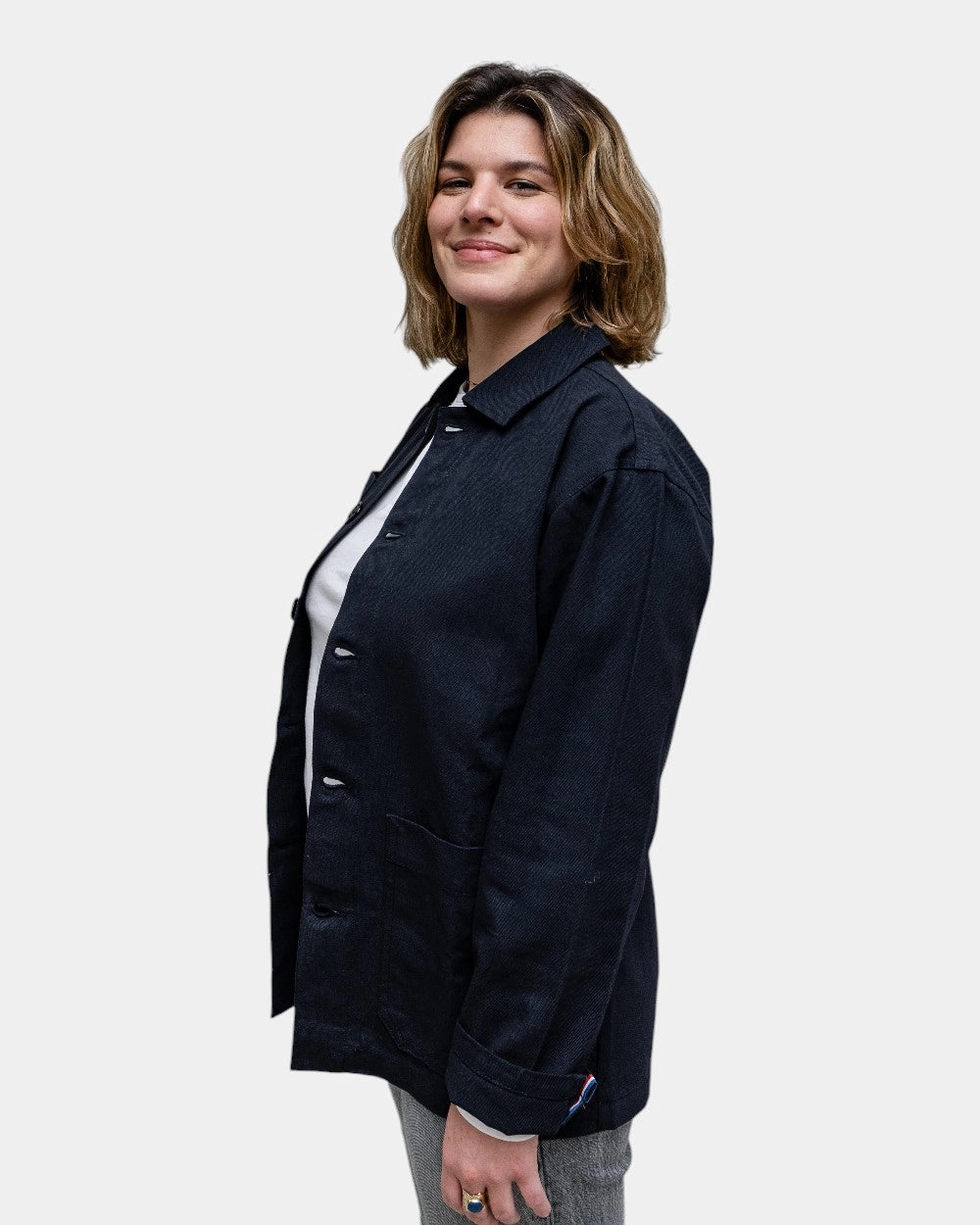 Sur-chemise en toile unisexe à personnaliser - 1