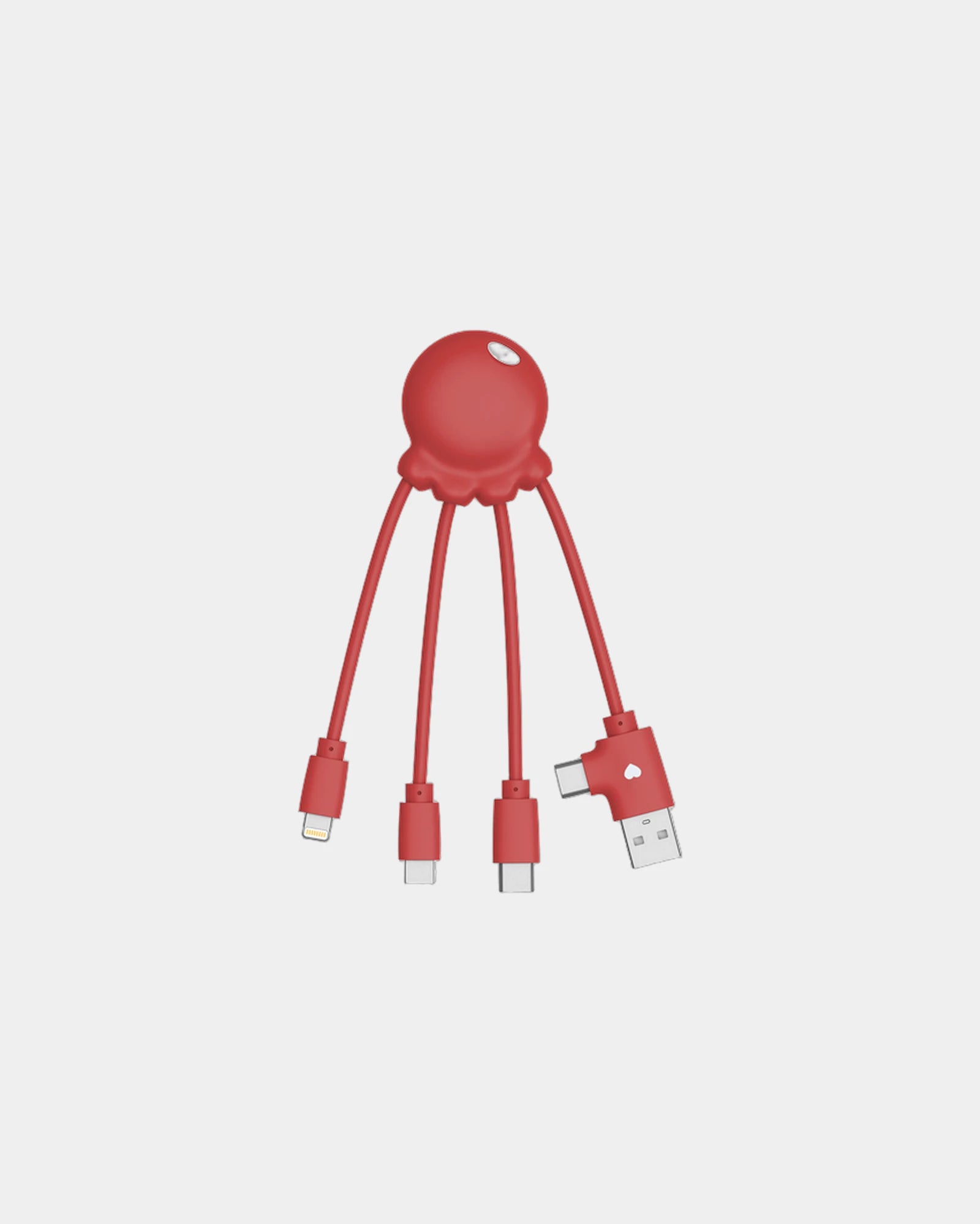 Câble de charge Ocean Bound Plastic à personnaliser - Rouge