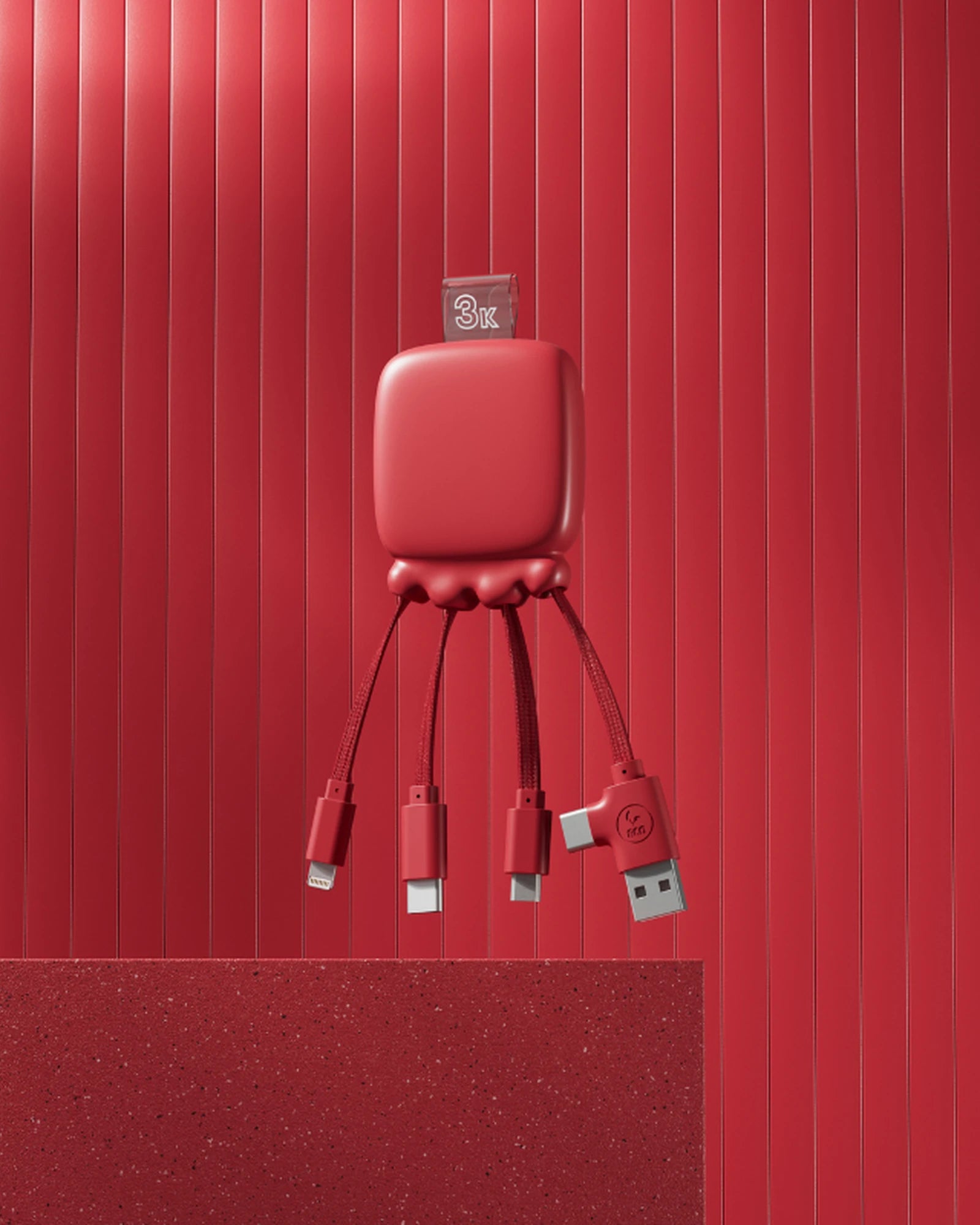 Batterie externe multi-câbles 3000mAh à personnaliser - 2