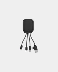 Batterie externe plastique recyclé NFC à personnaliser - Noir