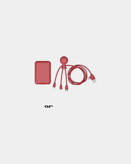 Pack de charge plastique recyclé à personnaliser - 10