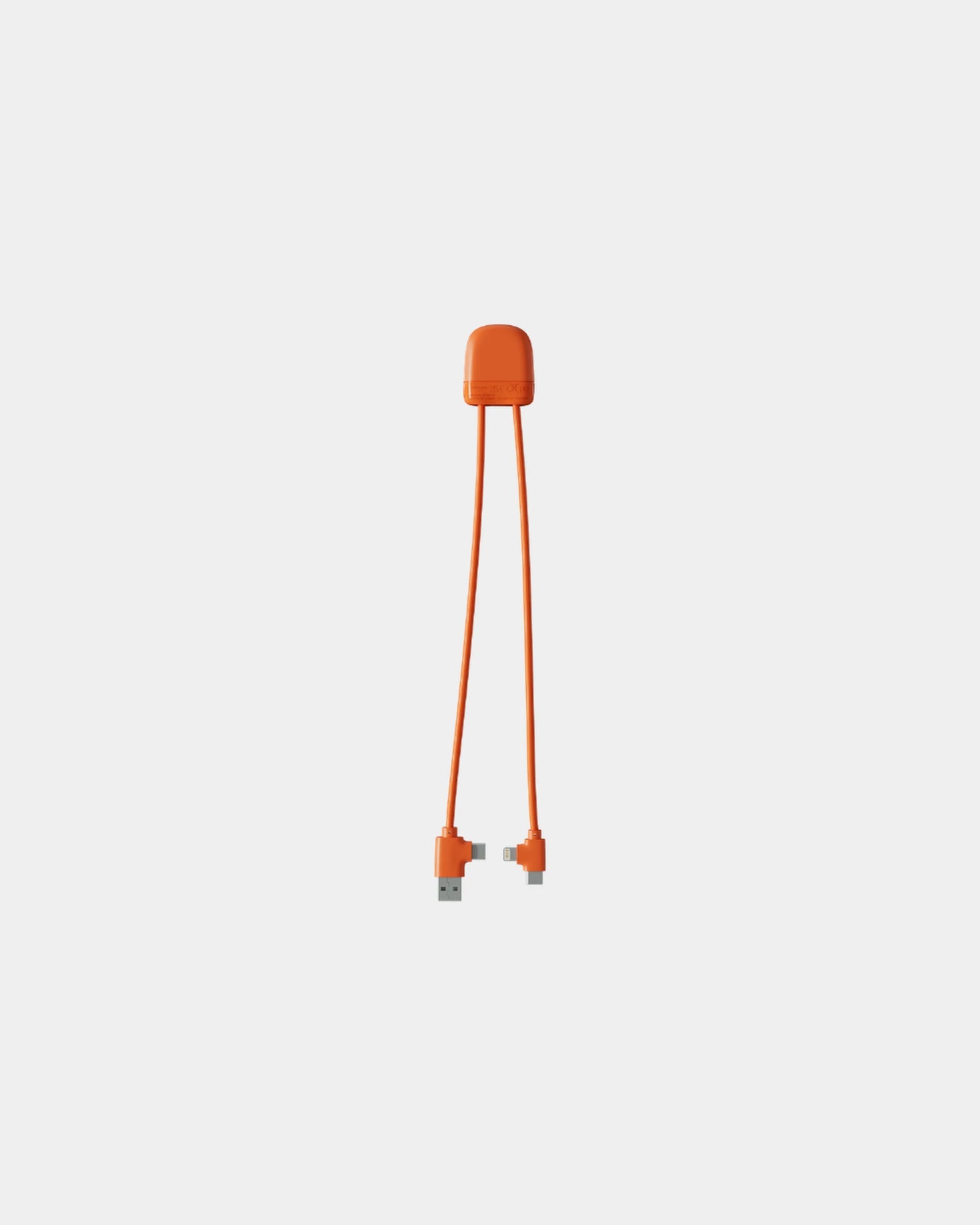 Câble de charge USB et USB-C à personnaliser - Orange