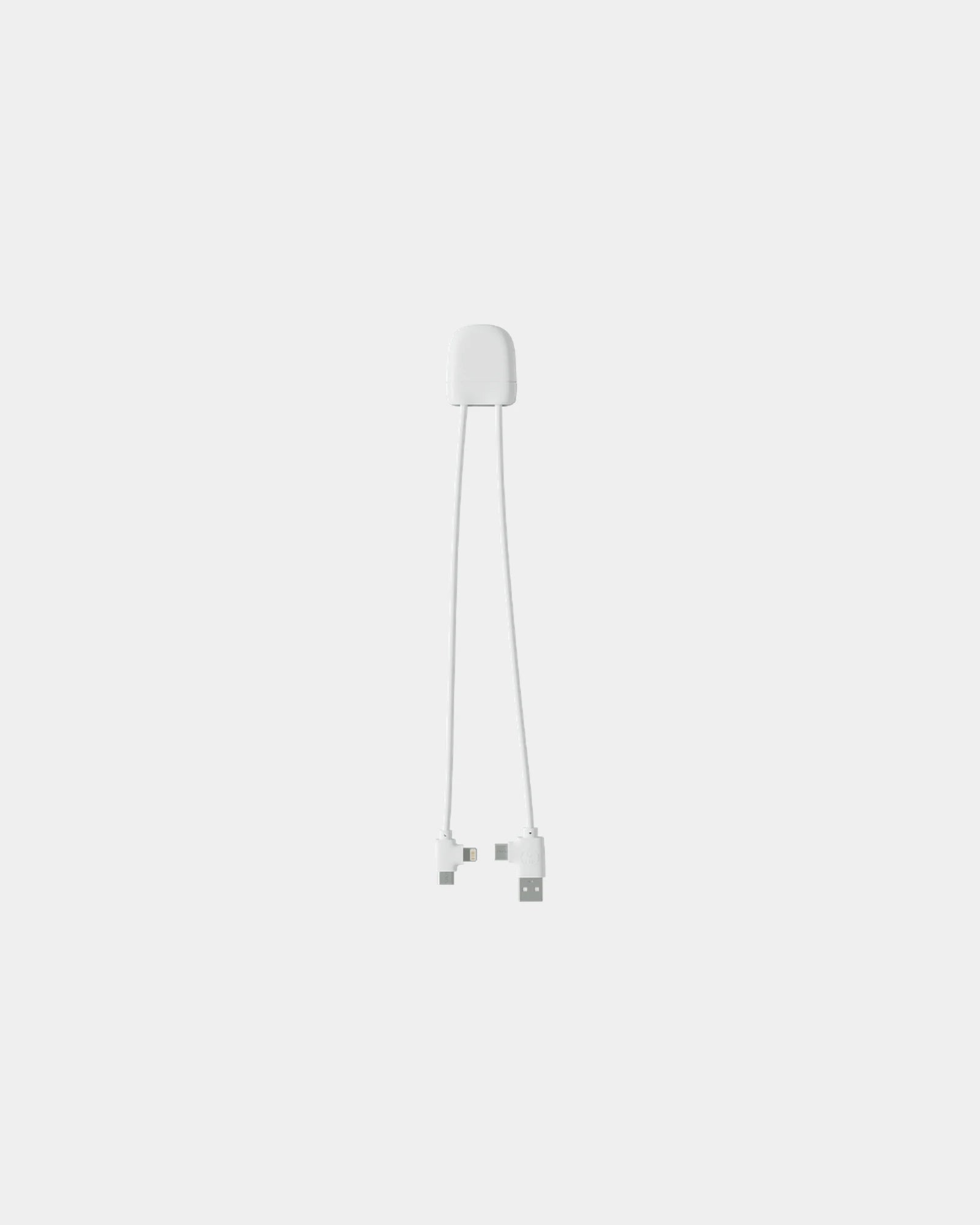Câble de charge USB et USB-C à personnaliser - Blanc
