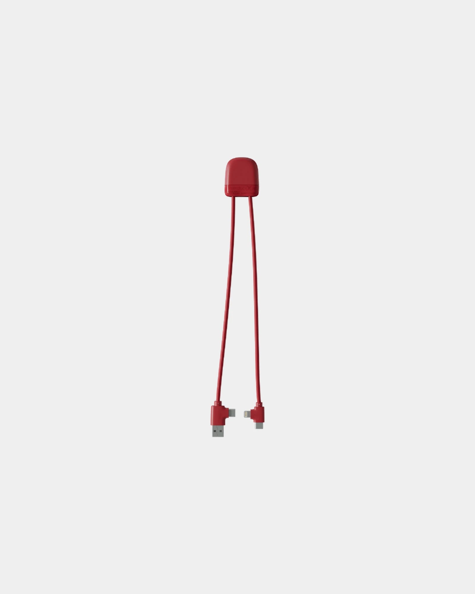 Câble de charge USB et USB-C à personnaliser - Rouge