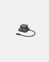 Hub 7-en-1 aluminium recyclé à personnaliser - Gris