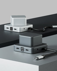 Hub 7-en-1 aluminium recyclé à personnaliser - 5
