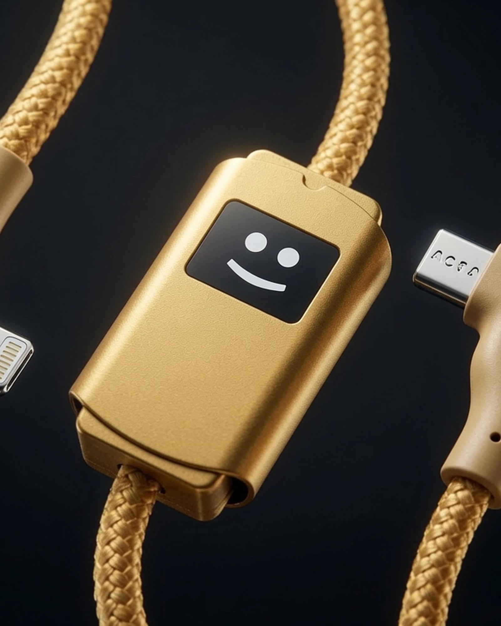 Câble de charge 100W aluminium recyclé à personnaliser - 1