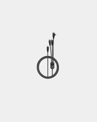 Câble USB aluminium recyclé 100W Allure 2 à personnaliser - Anthracite
